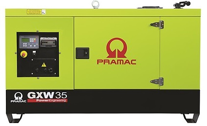 Дизельный генератор Pramac GXW35W в кожухе