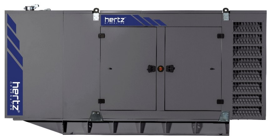 Дизельный генератор Hertz HG 824 DC в кожухе с АВР