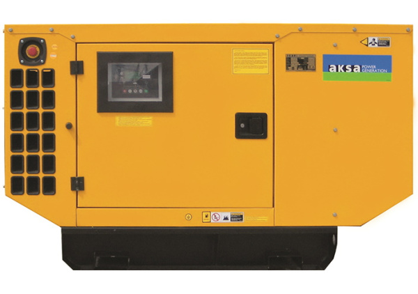 Дизельный генератор Aksa APD22P в кожухе с АВР