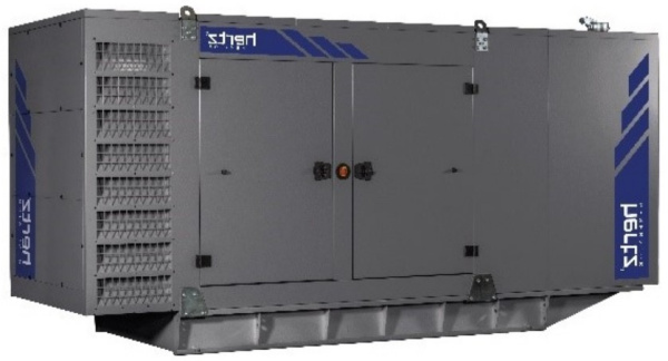 Дизельный генератор Hertz HG 450 DL в кожухе с АВР